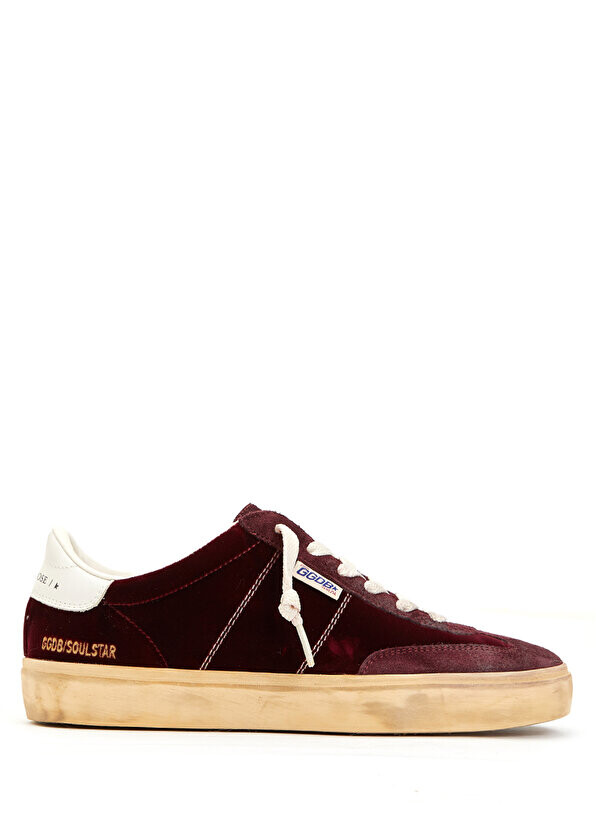 

Soulstar бордовые красные женские кроссовки Golden Goose, Красный