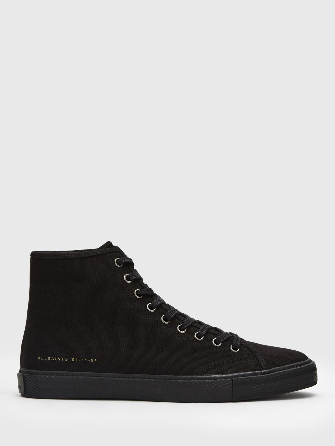 

Высокие кеды AllSaints Bryce Canvas, черные, Черный