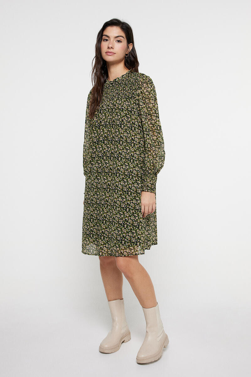 

Короткое платье с эффектом шифона Vero Moda, зеленый