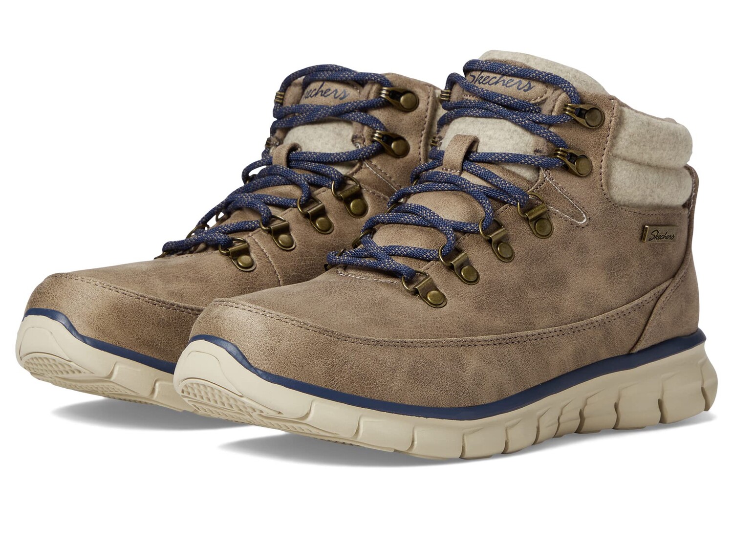 

Ботинки SKECHERS Synergy - Cool Seeker, серо-коричневый