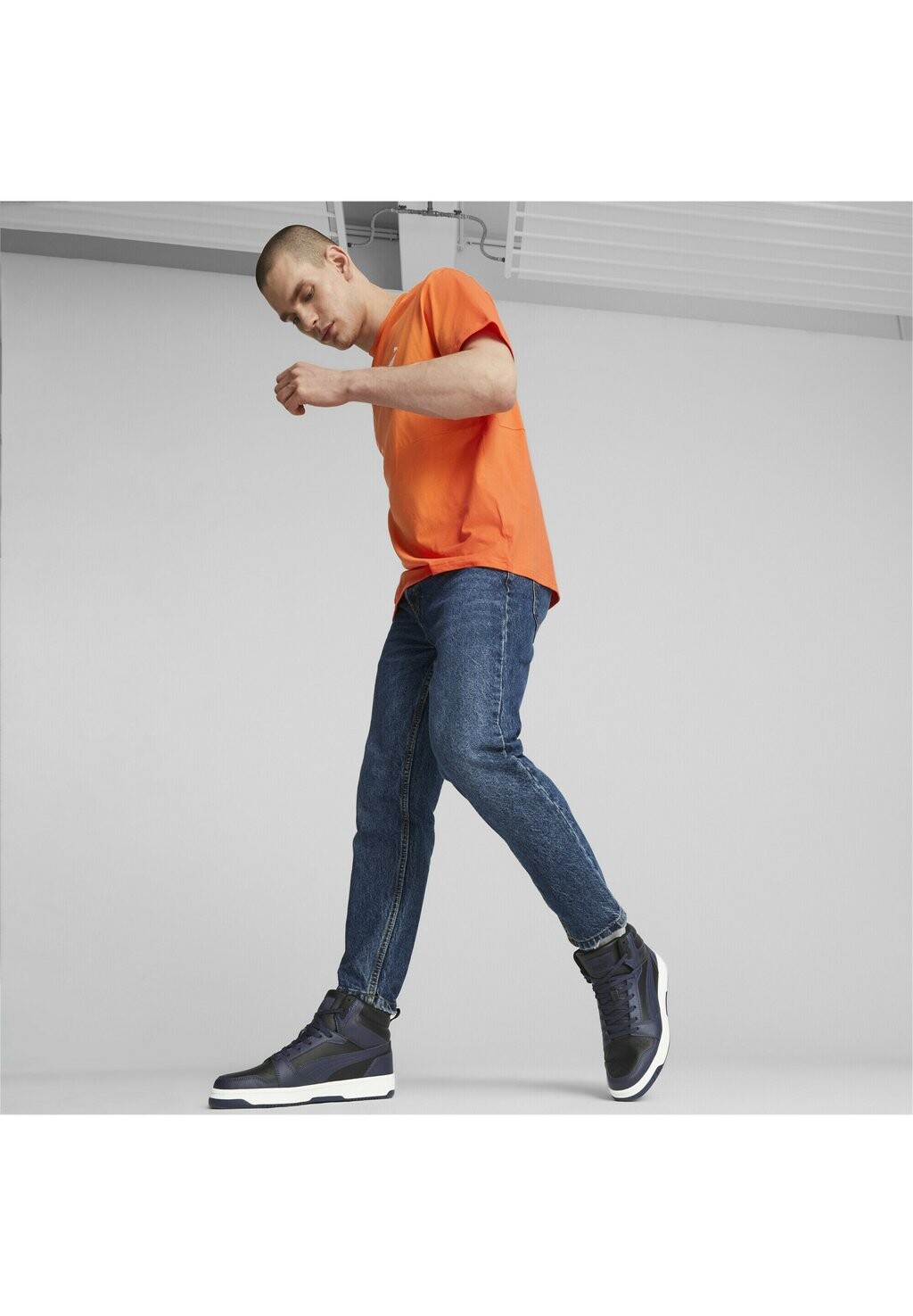 

Высокие кроссовки REBOUND UNISEX Puma, черный темно-белый