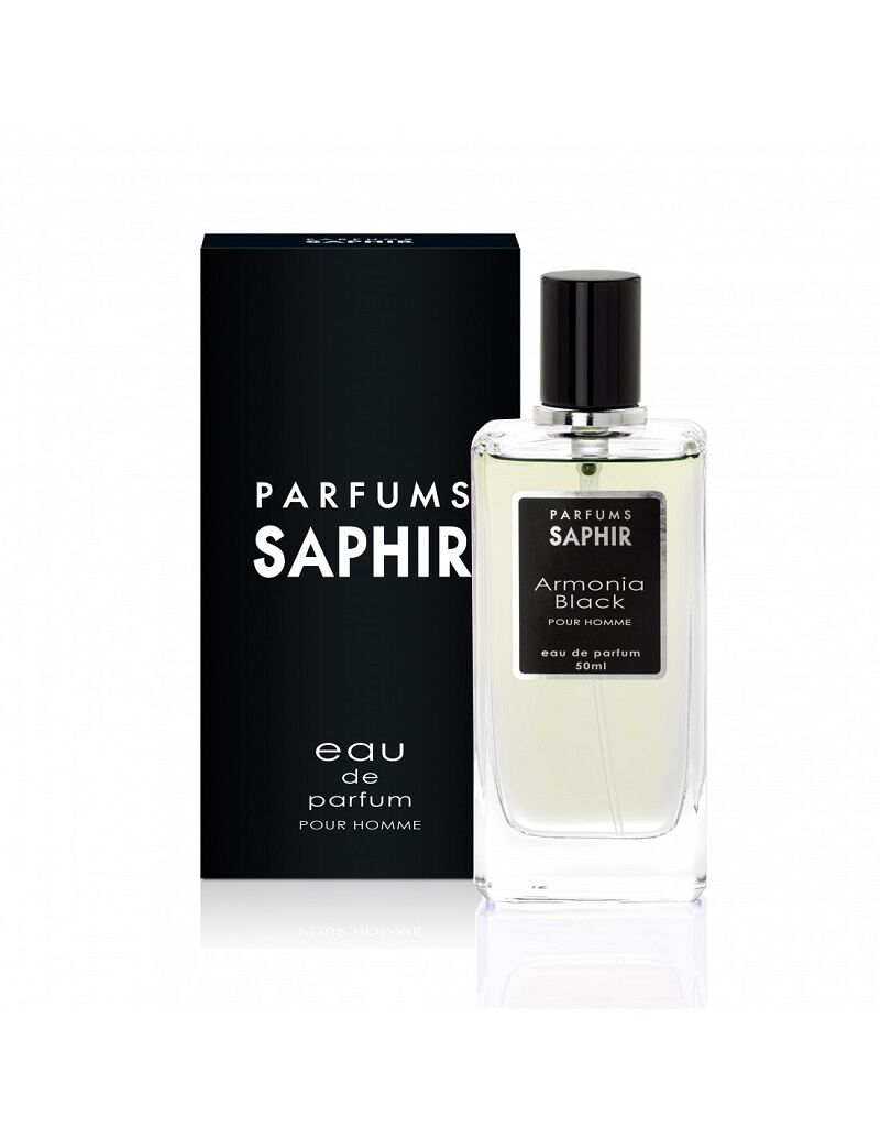 Мужская парфюмированная вода Saphir Armonia Black Pour Homme, 50 мл