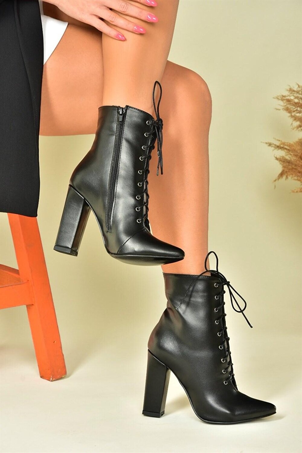 

N3725062 Черные женские ботинки Fox Shoes, Черный