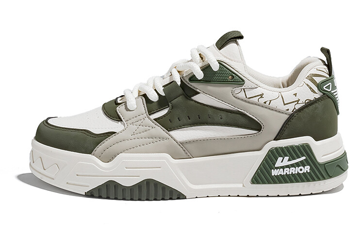 

Кроссовки WARRIOR Skateboarding Shoes Men Low-top Green, зеленый