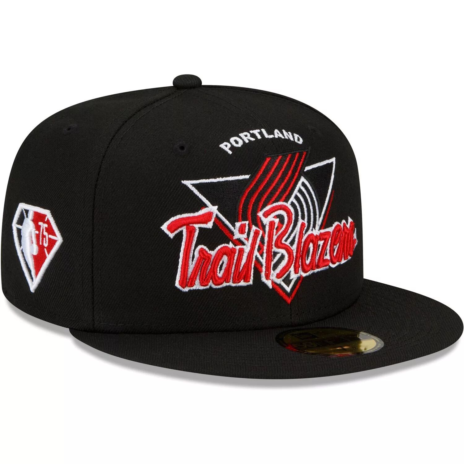 

Мужская черная мужская бейсболка New Era Portland Trail Blazers 2021 NBA Tip-Off Team Color 59FIFTY Облегающая шляпа