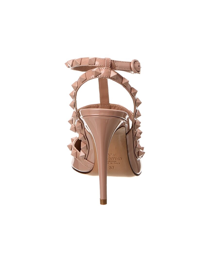 

Патентованные туфли Valentino Rockstud, коричневый