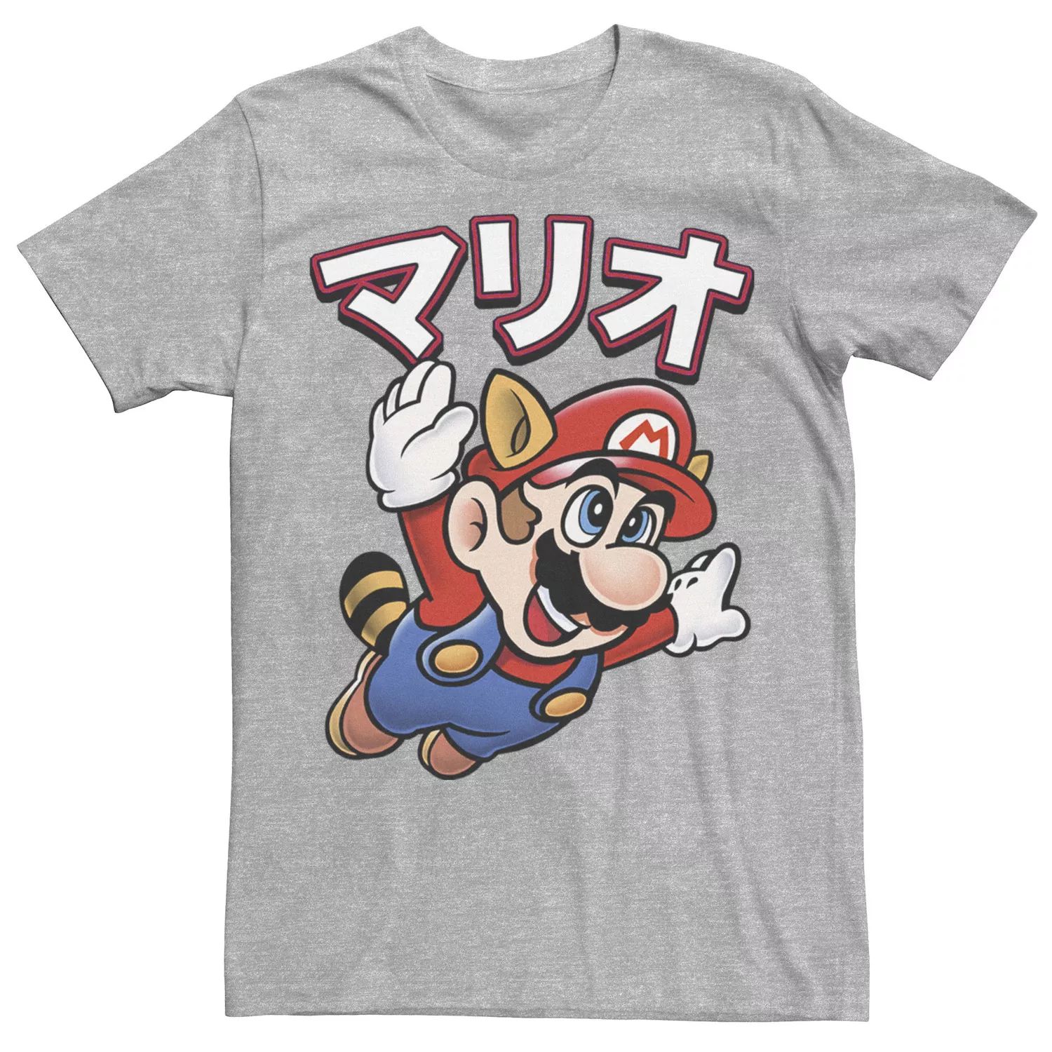 

Мужская футболка Nintendo Super Mario Raccoon Kanji Licensed Character