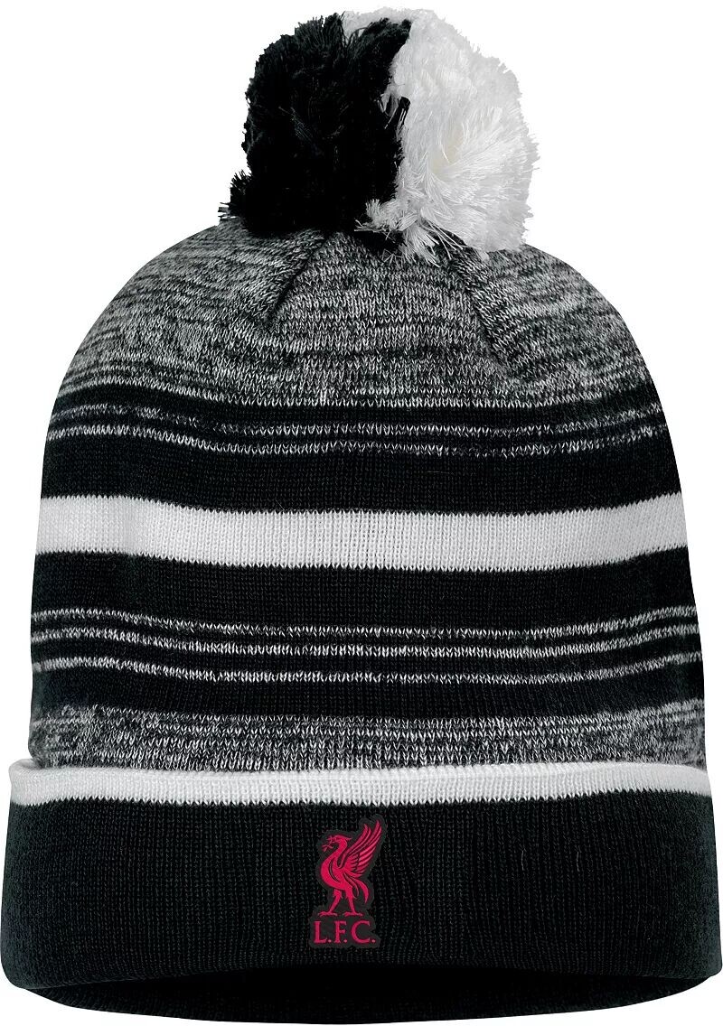 

Черная вязаная шапка с помпоном Nike Liverpool FC Stripe