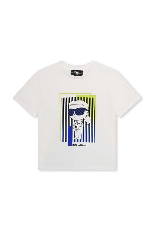 

Karl Lagerfeld Детская хлопковая футболка, белый