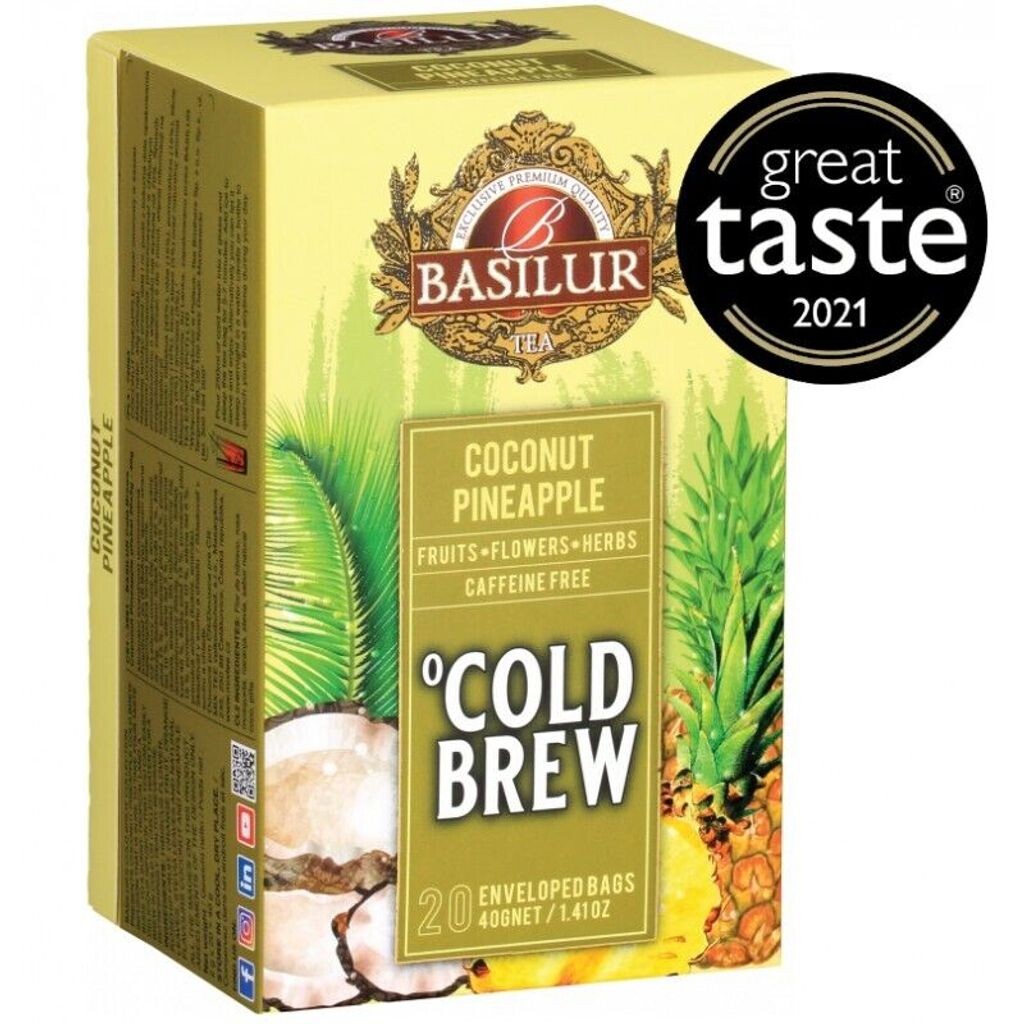 

Basilur-COLD BREW - КОКОС АНАНАС Пакетики - 20 x 2 г