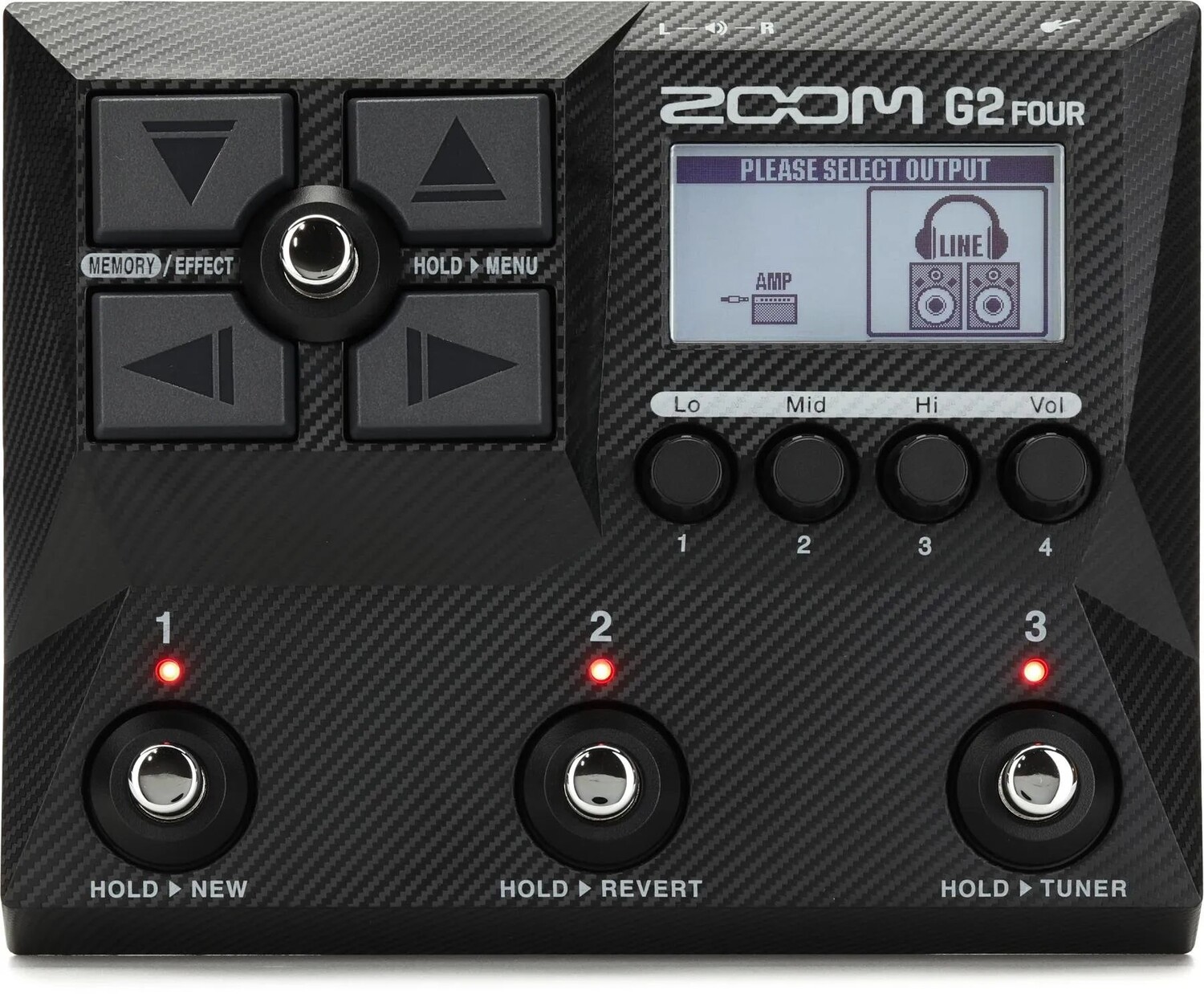 

Педаль процессора с четырьмя мультиэффектами Zoom G2