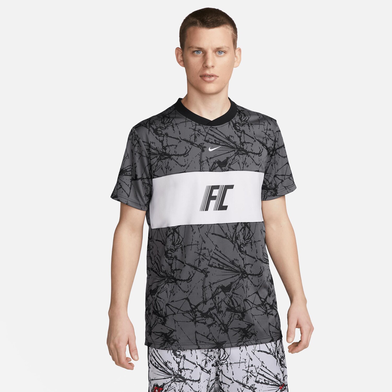 

Рубашка Nike T Shirt Dri FIT F. C., серый