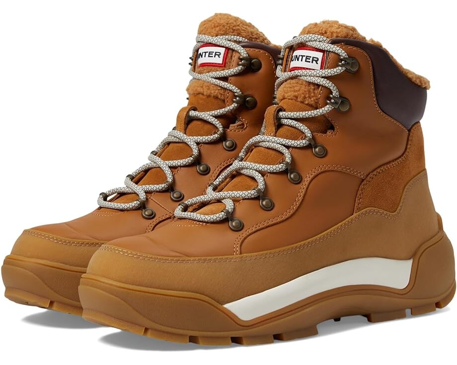 

Ботинки Hunter Explorer Leather Boot, бежевый