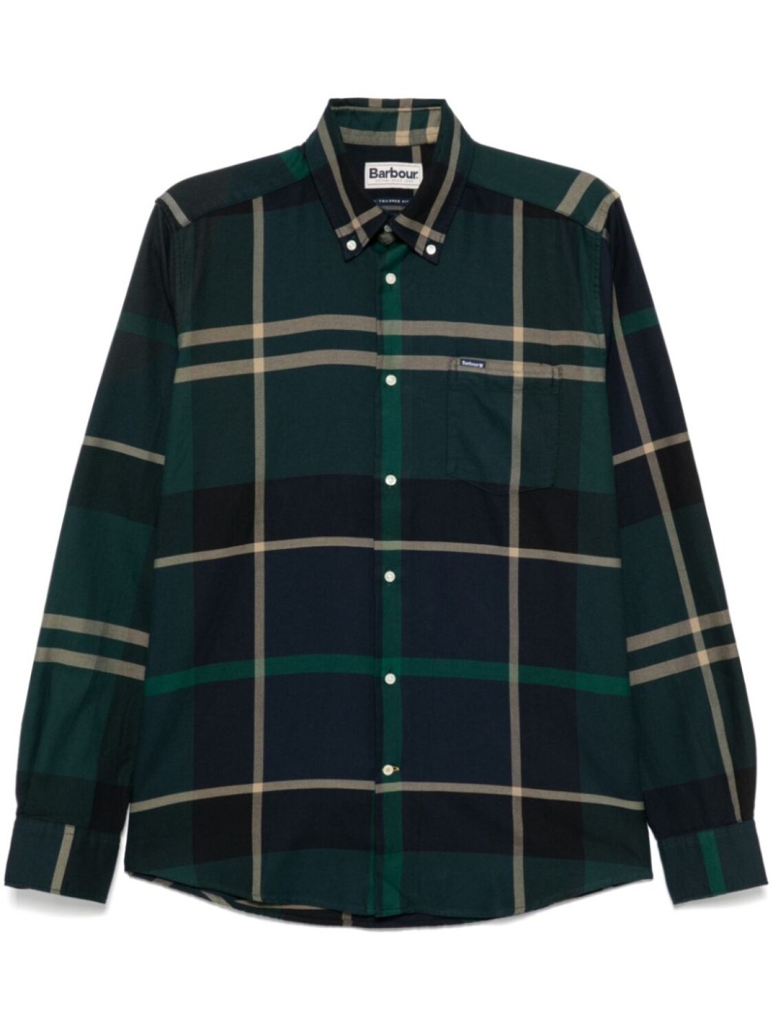 

Рубашка Dunoon Barbour, зеленый