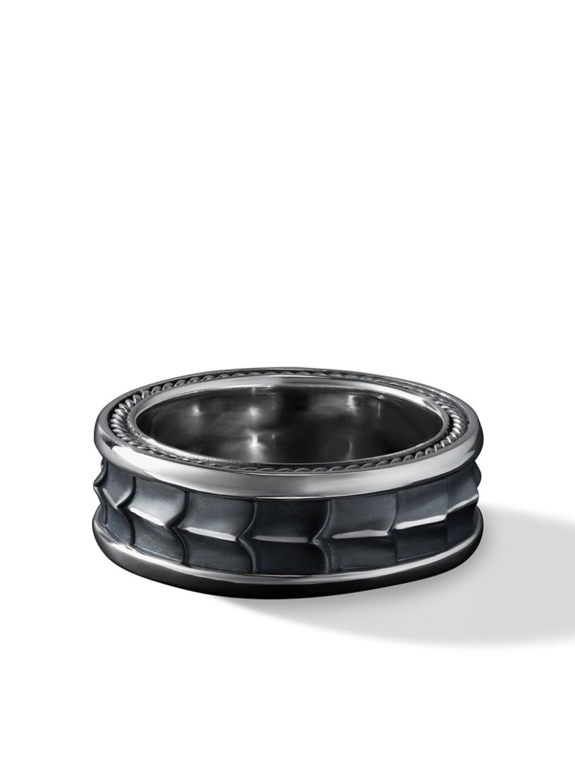 

Серебряное кольцо Armory David Yurman, серебряный