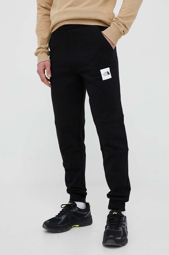 

Хлопковые спортивные штаны The North Face, черный