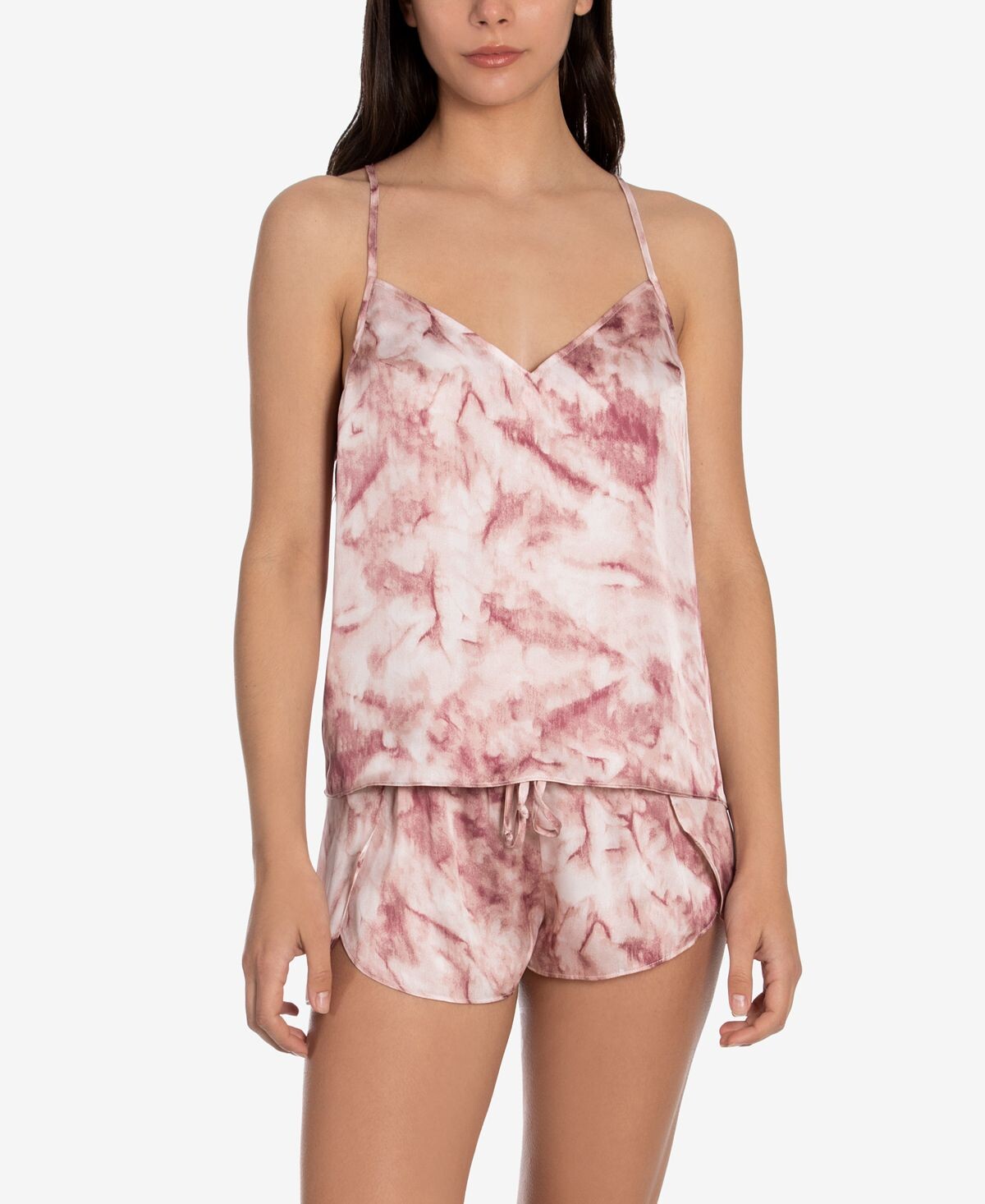 

Женский шифоновый комплект на бретельках Bali Tie Dye Midnight Bakery, розовый