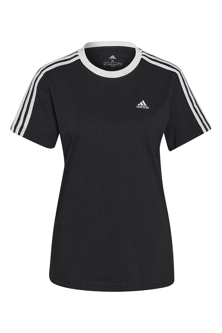 

Свободная хлопковая футболка Essentials Adidas Sportswear, черный