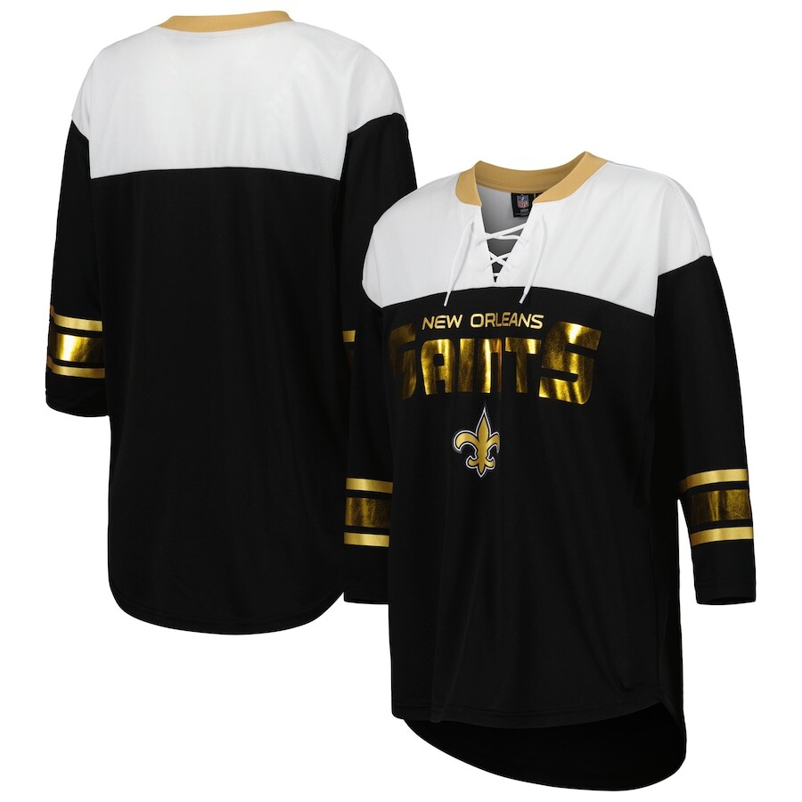 

Футболка с длинным рукавом G-III 4Her by Carl Banks New Orleans Saints, черный