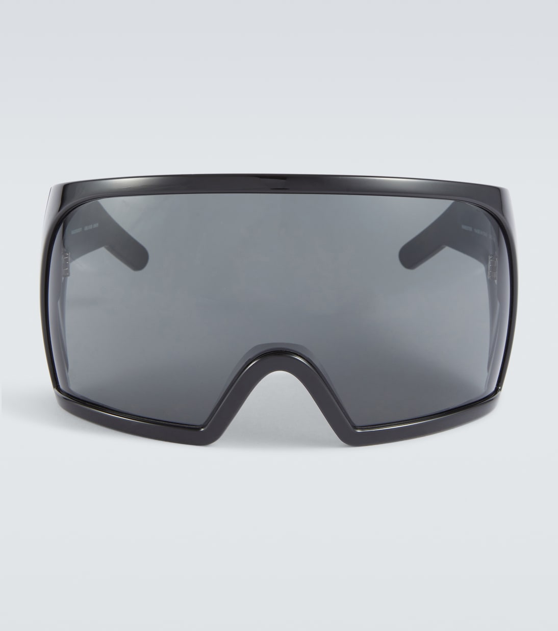 Солнцезащитные очки-оверсайз с щитком Rick Owens, черный солнцезащитные очки с щитком 56mm web черный