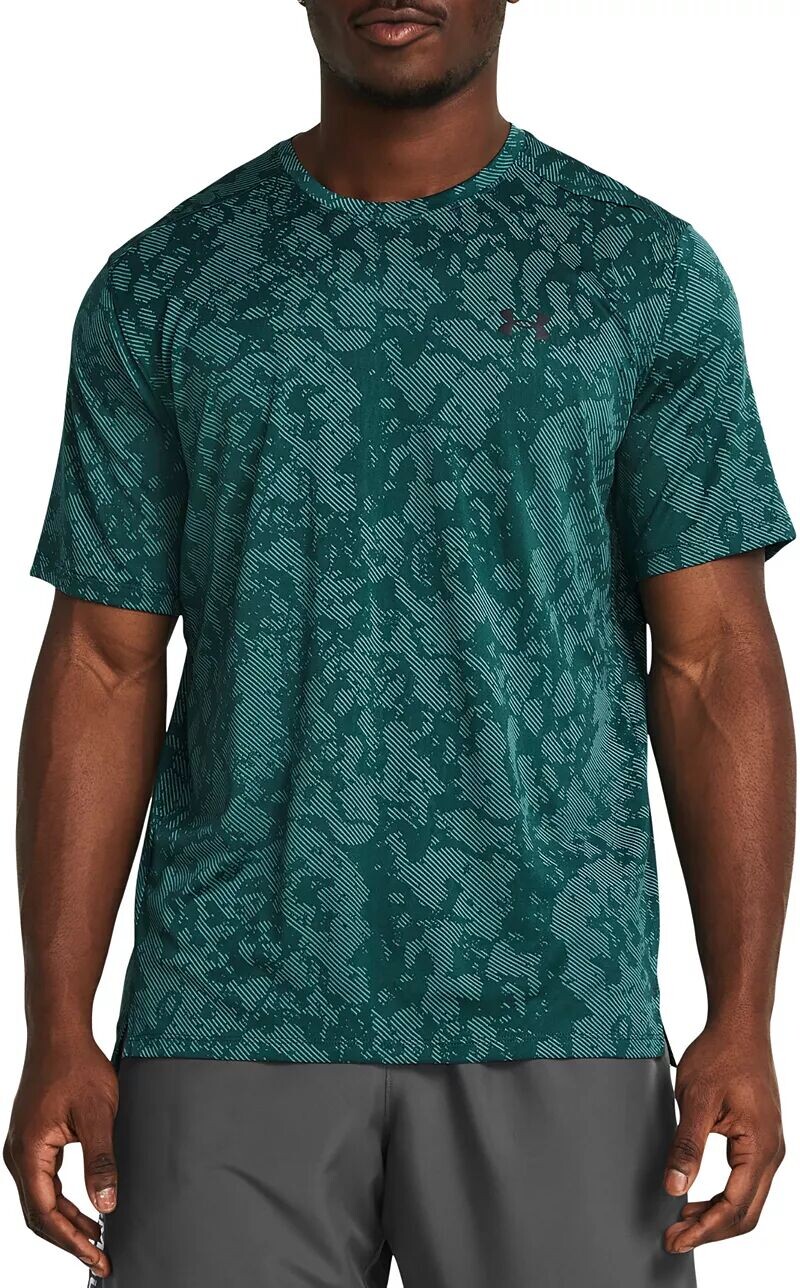 

Мужская футболка с короткими рукавами Under Armour Tech Vent Geode, бирюзовый
