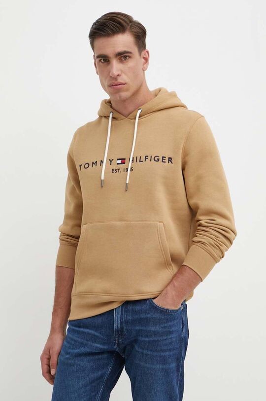 

Толстовка с капюшоном Tommy Hilfiger, бежевый