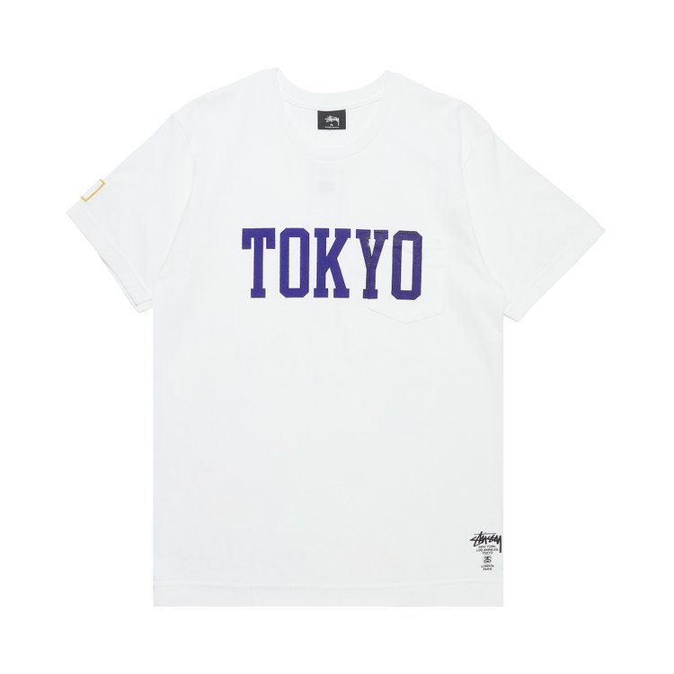 Футболка Stussy Tokyo IST Pocket 'White', белый