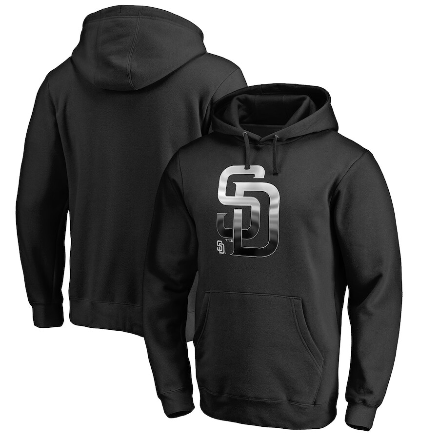 

Пуловер с капюшоном Fanatics Branded San Diego Padres, черный