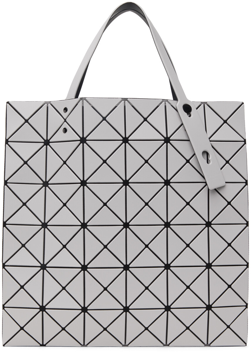 

Серая матовая легкая сумка-тоут Lucent BAO BAO ISSEY MIYAKE