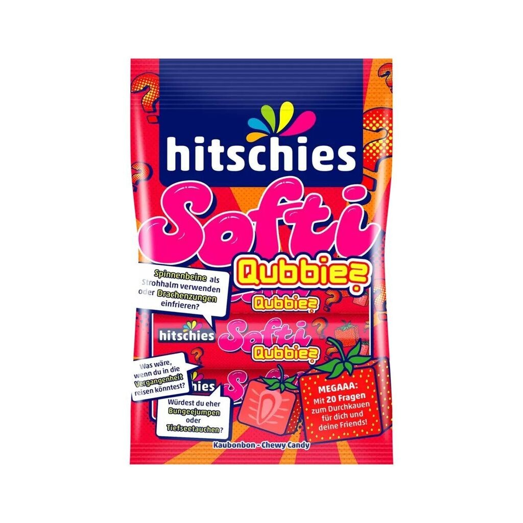 

Конфеты Hitschies Softie Quebbies фруктово-жевательные со вкусом клубники 80г Hitschler