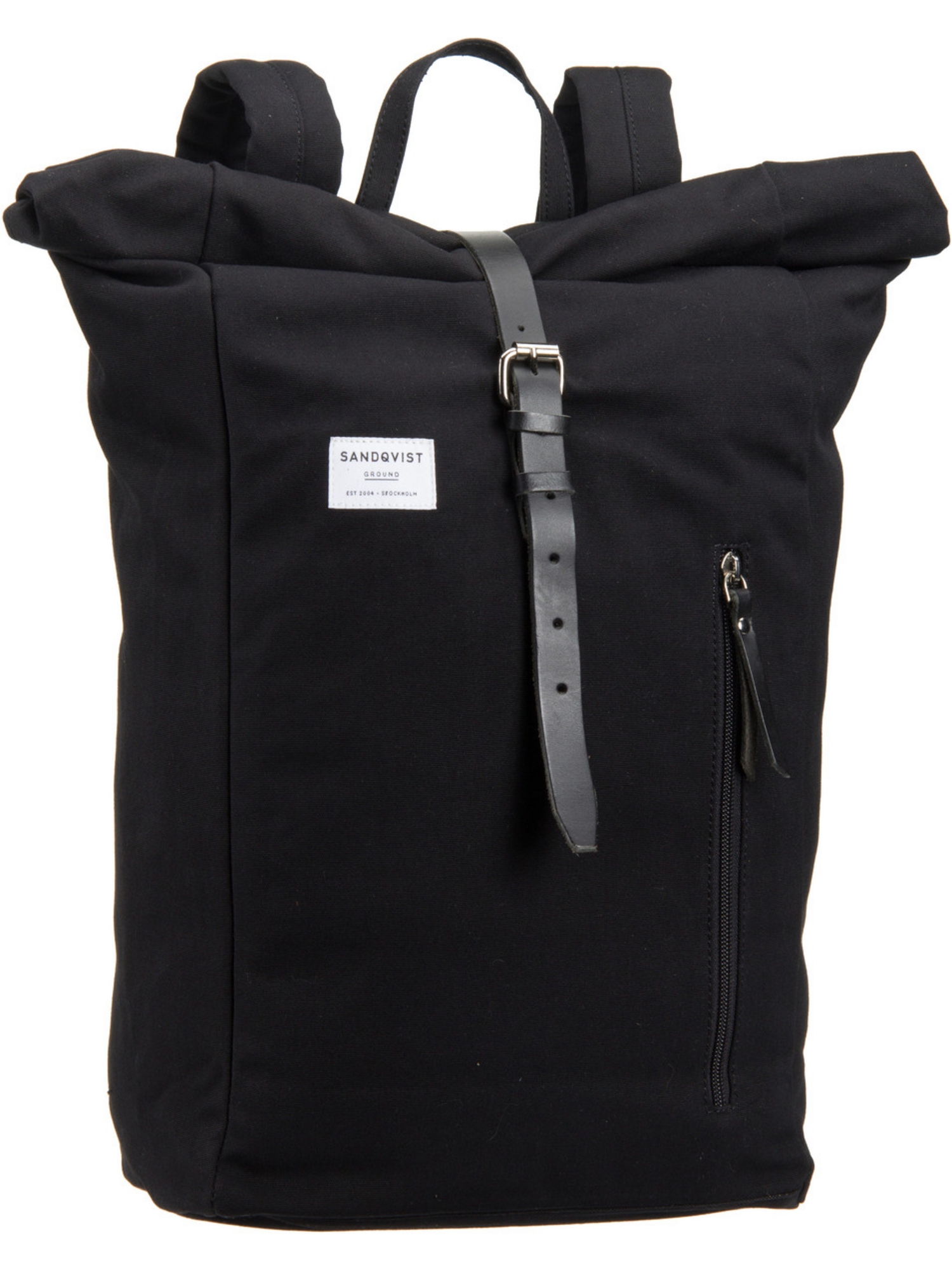Рюкзак SANDQVIST Laptop Dante Backpack, цвет Black/Black Leather