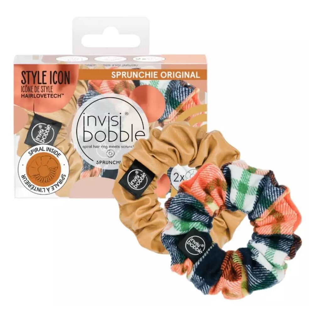 

Резинки для волос Invisibobble Sprunchie Fall In Love It’s Sweater Time 2 шт