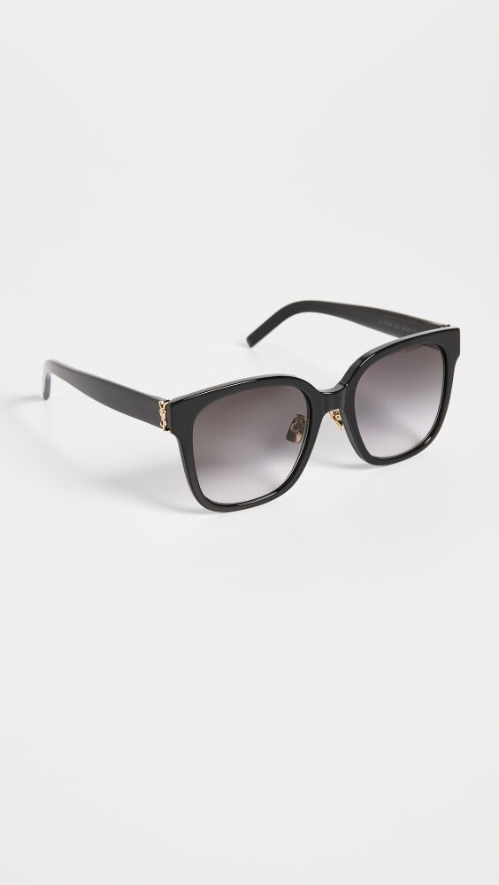 

Солнцезащитные очки Saint Laurent Classic Oversized Square, черный