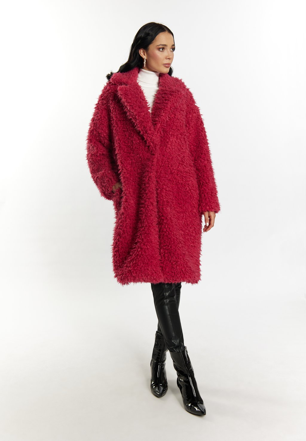 Классическое пальто faina, розовый
