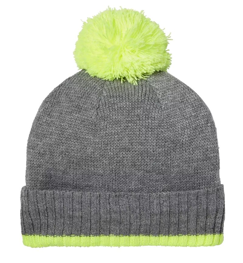 цена Уютная молодежная шляпа Northeast Outfitters с помпоном и цветными блоками, серый/зеленый