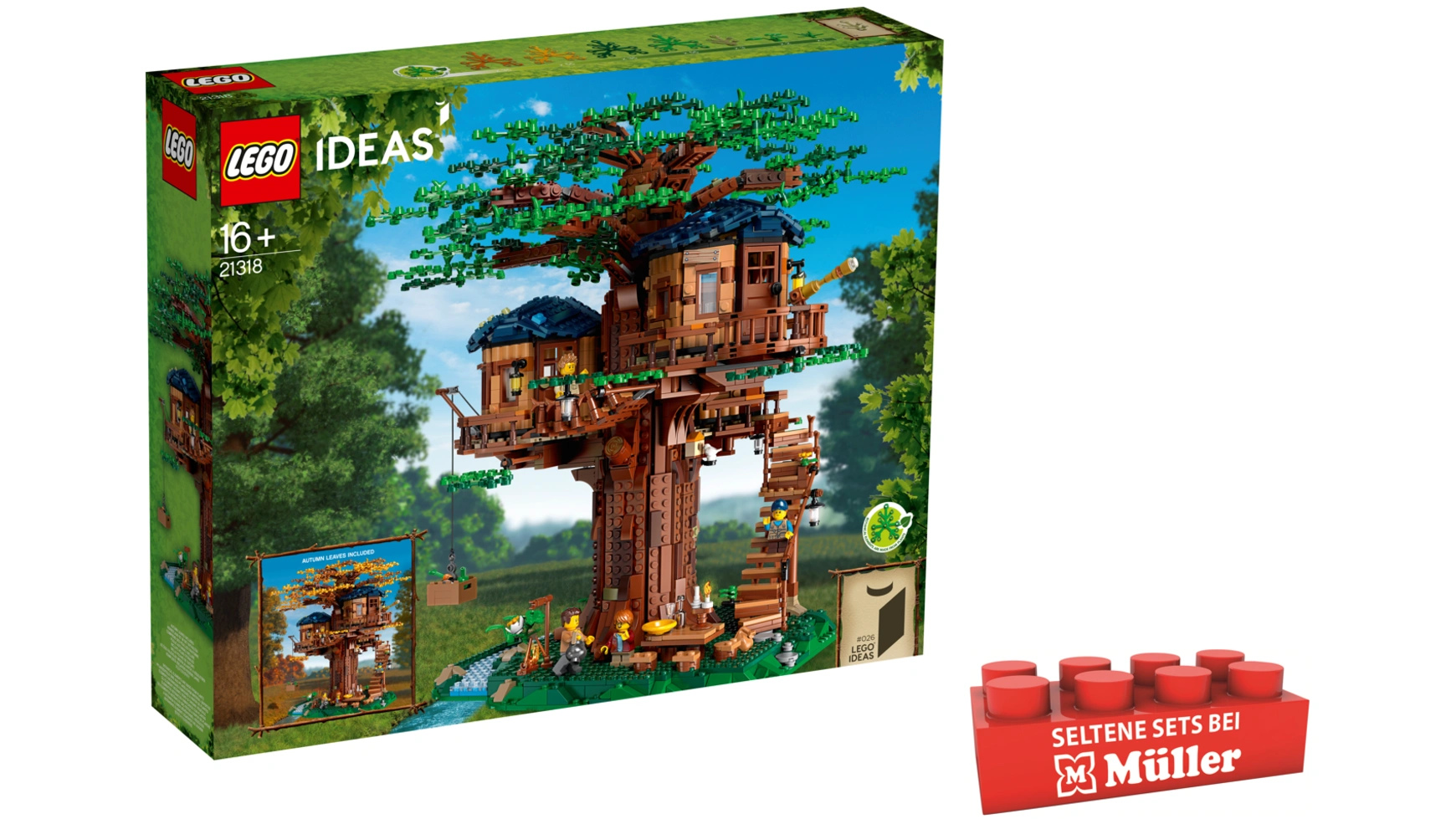 Lego Ideas Набор моделей Дом на дереве с домиками и минифигурками