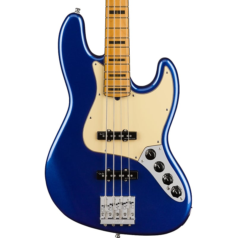 

Басс гитара Fender American Ultra Jazz Bass - Maple Fingerboard, Cobra Blue