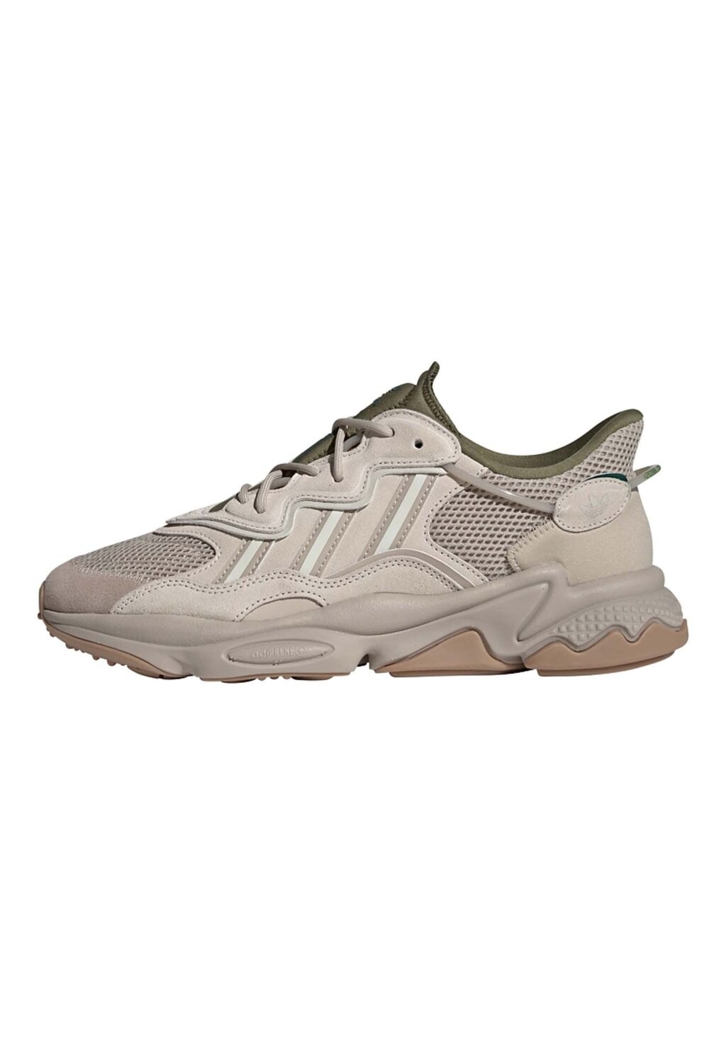 Низкие кроссовки Ozweego adidas Originals, цвет aluminium beige core black