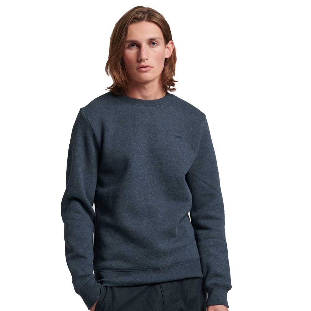 

Толстовка Superdry Vintage Logo Embroidered Crew, синий