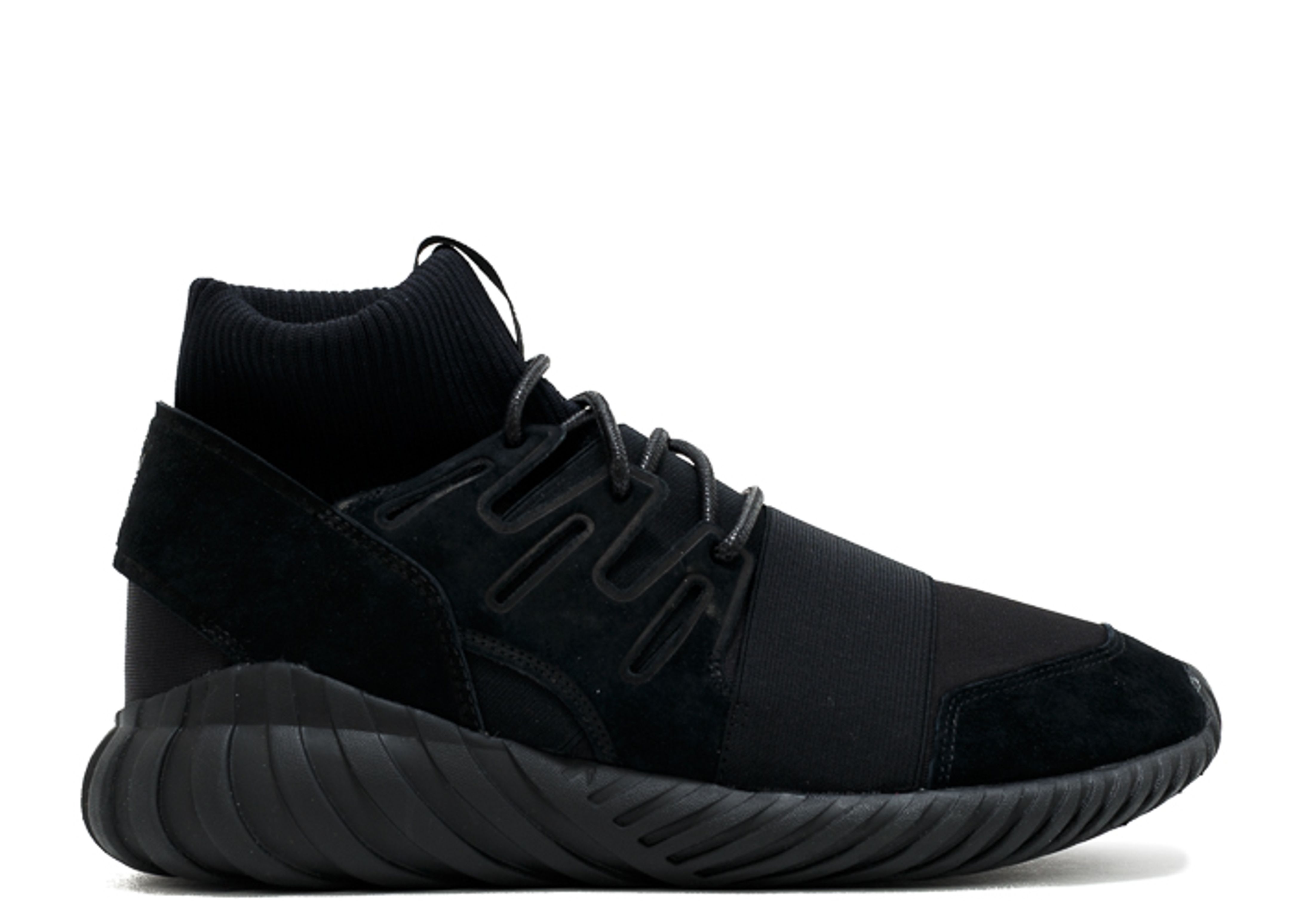Кроссовки adidas Tubular Doom 'Blackout', черный цена и фото