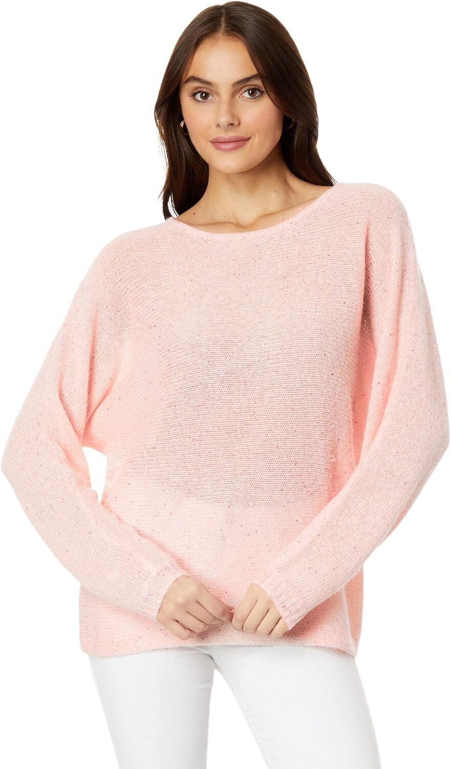 

Солин Свитер Lilly Pulitzer, цвет Pink Blossom Metallic