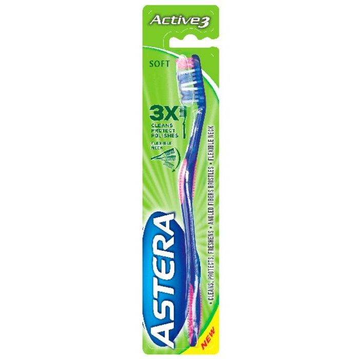 Зубная щетка Flex Active 3 Cepillo de Dientes Astera, Suave
