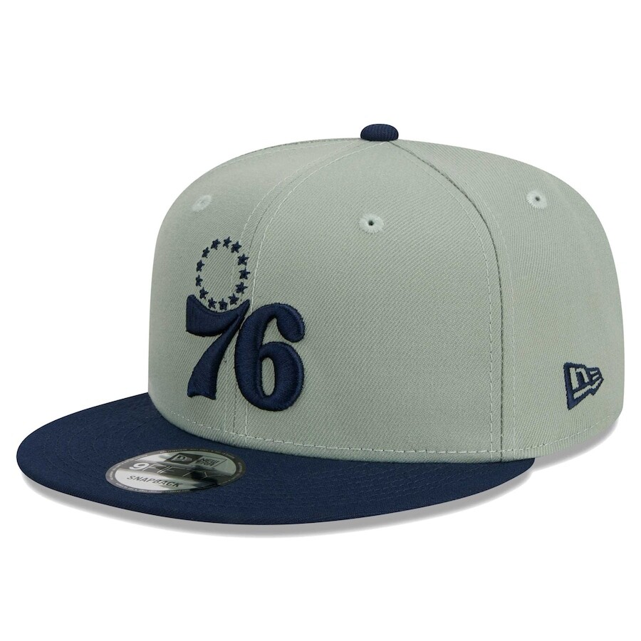 

Бейсболка New Era Philadelphia 76Ers, шалфей