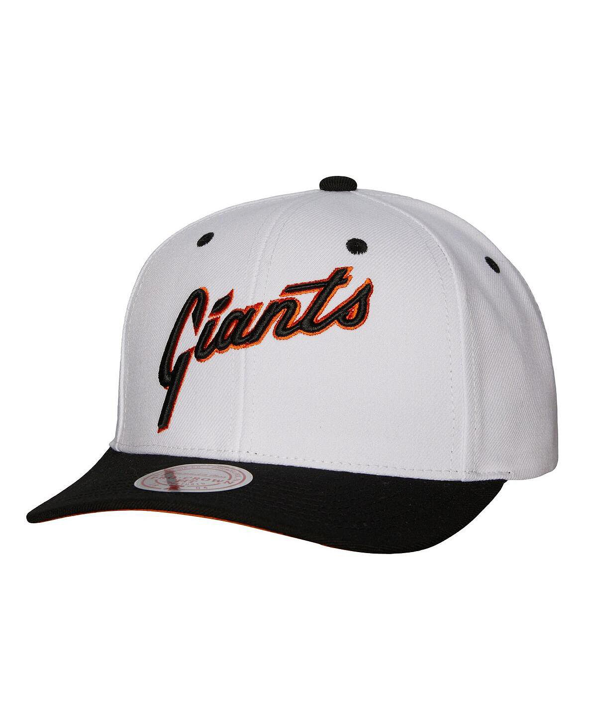 Мужская белая кепка San Francisco Giants Cooperstown Collection Pro Crown Snapback Mitchell & Ness