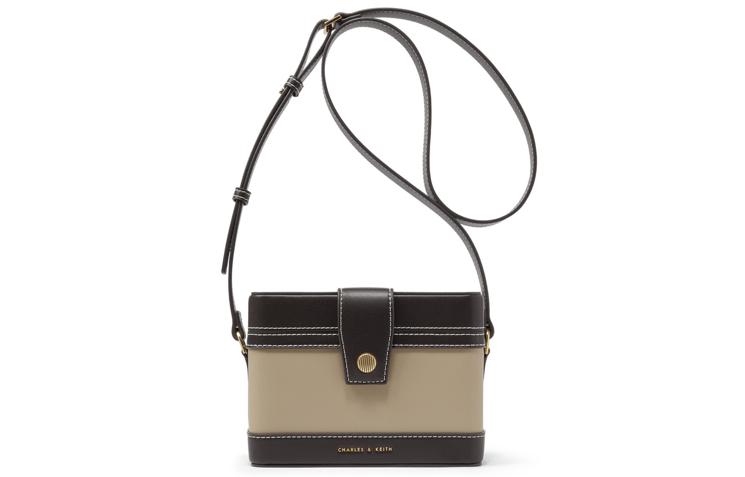 

Charles&Keith Женская сумка через плечо CHARLES & KEITH, Песочный цвет