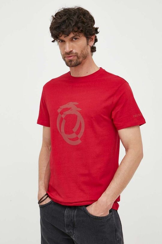 

Футболка Труссарди Trussardi, бордовый, Красный