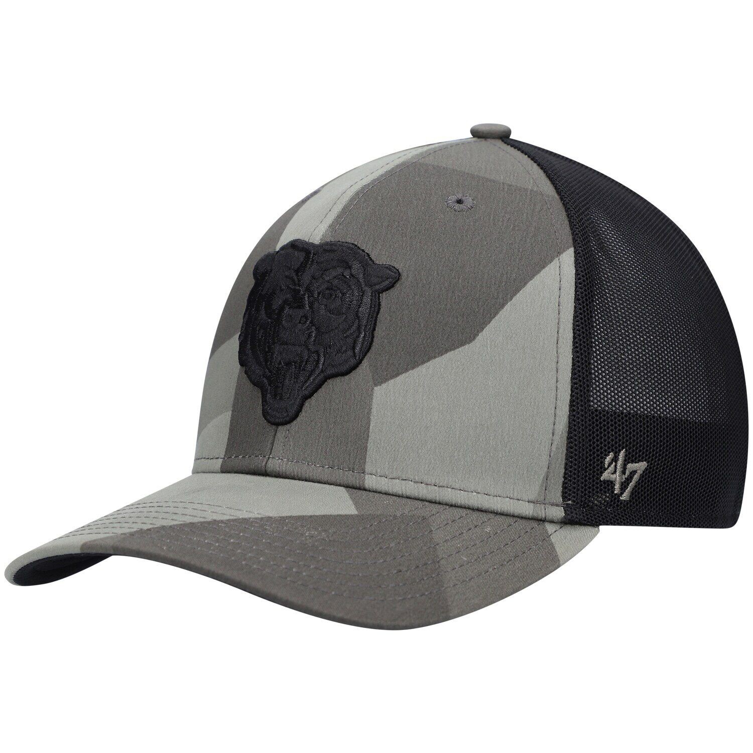 Мужская оливковая кепка Chicago Bears MVP DP Trucker Snapback '47 с противотенком