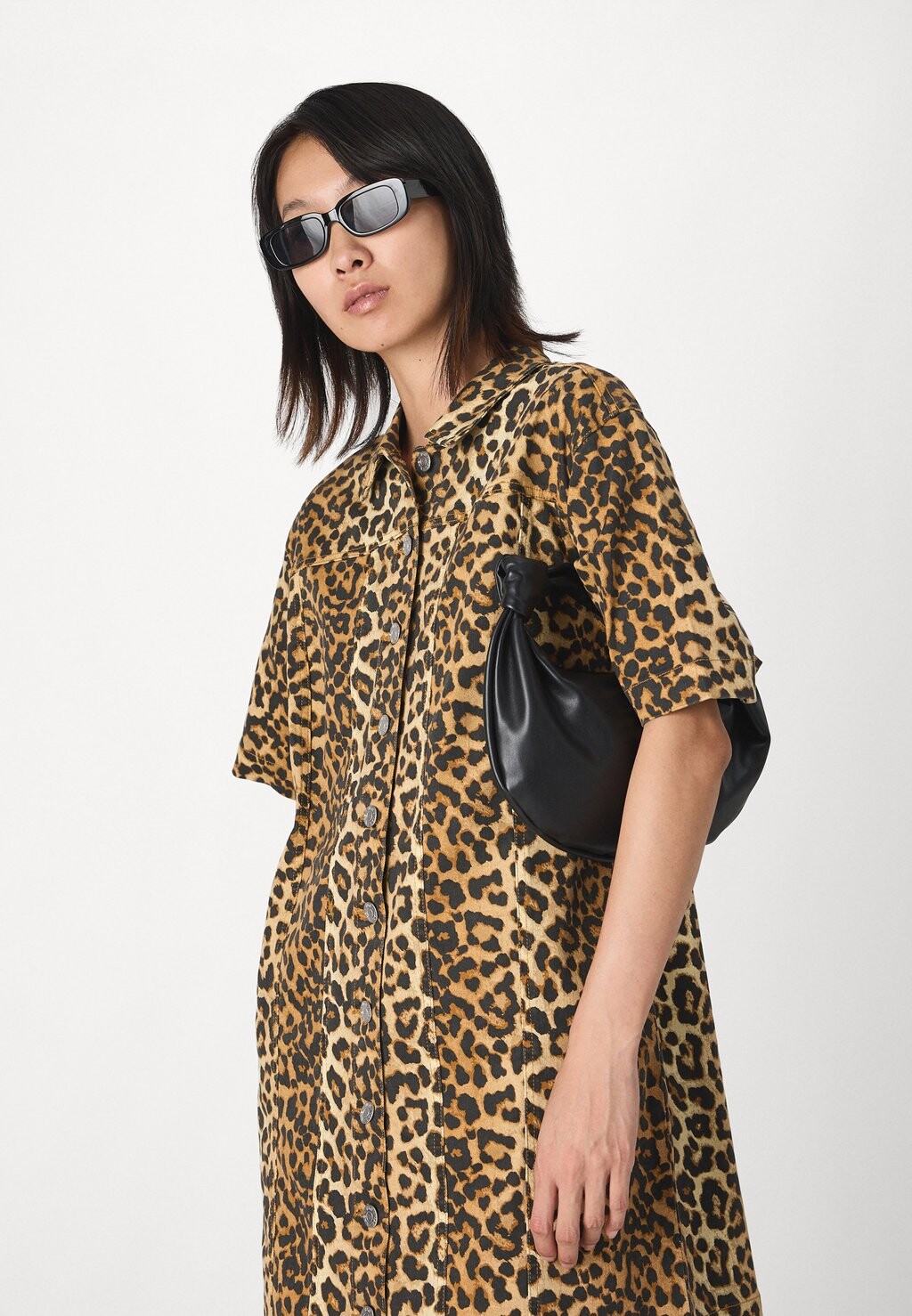 

Джинсовое платье YASLEONORA DRESS YAS, бежевый
