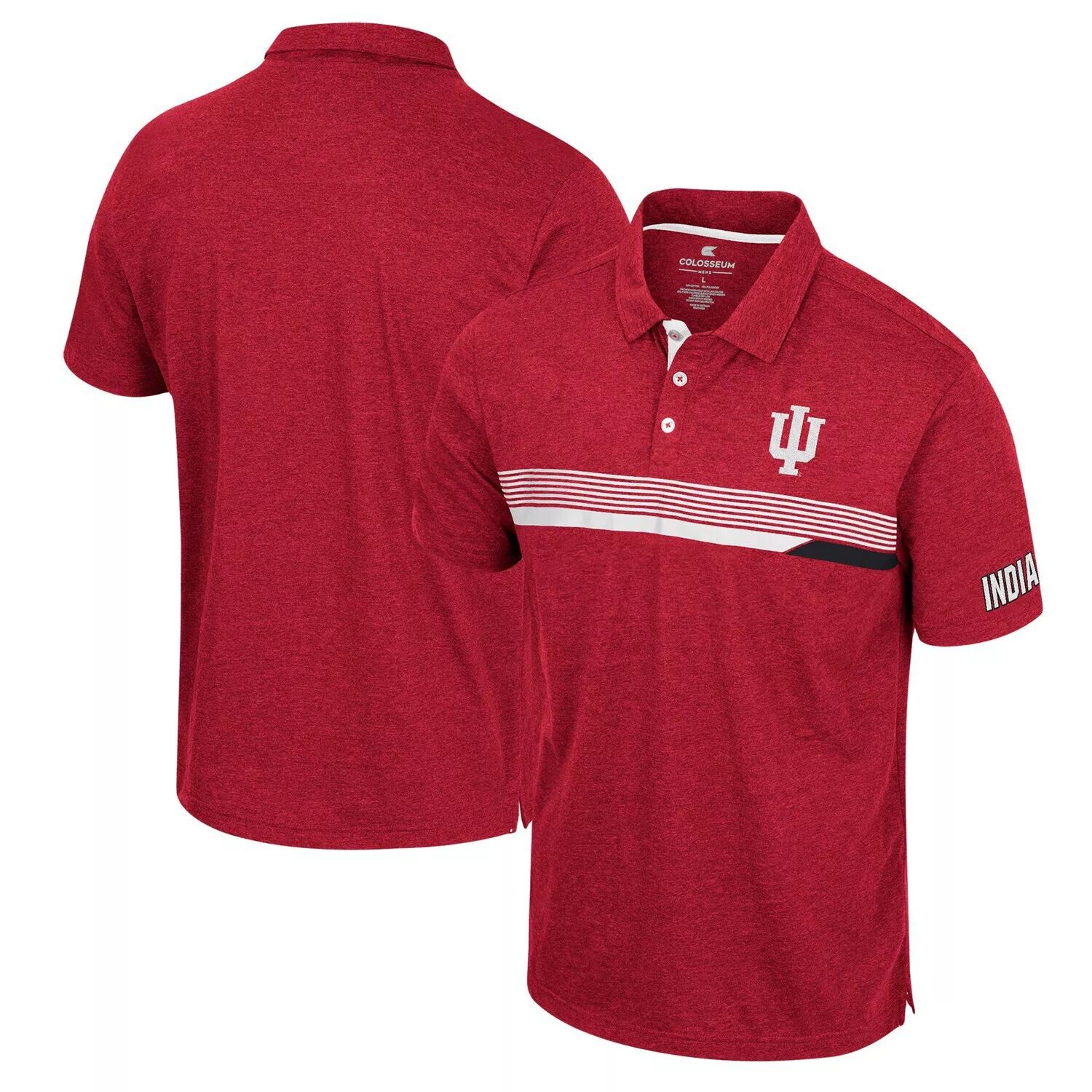 

Мужские худи Colosseum Crimson Indiana Polo No Issueo
