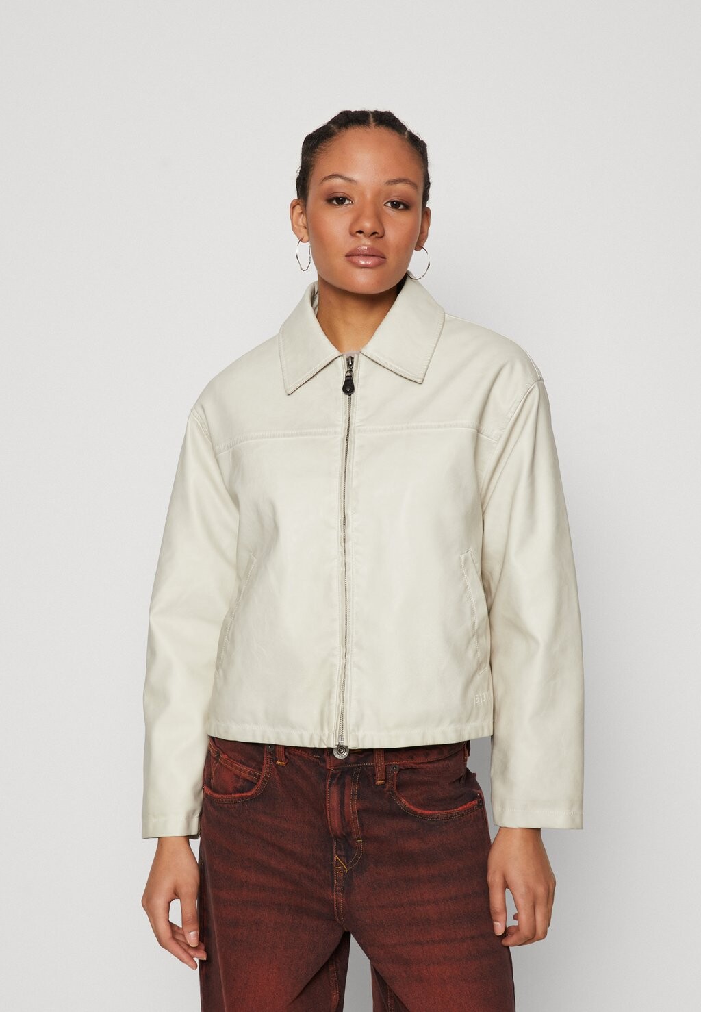 

Куртка из эко-кожи BDG Urban Outfitters, молочный
